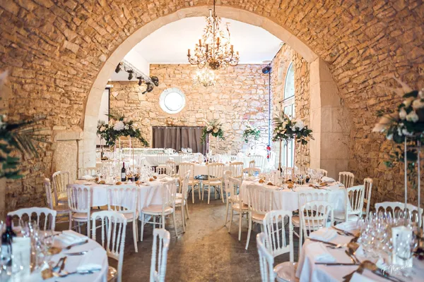 Château de Fontanges - Salle de réception, château de Fontanges