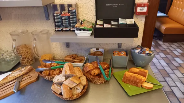 petit déjeuner buffet, 