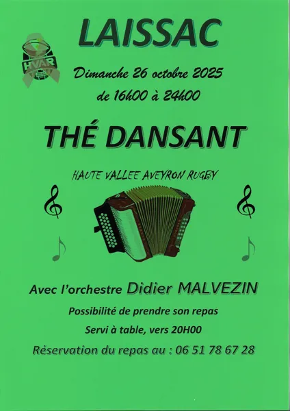 Thé dansant de l'HVAR à Laissac