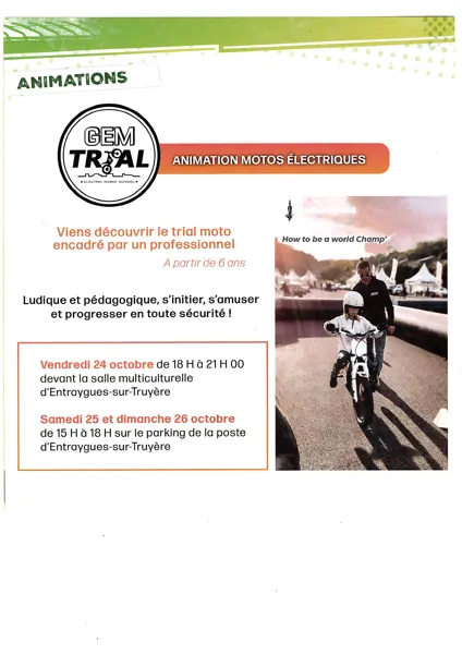 Mini Trial motos électriques des 3 jours de la Truyère