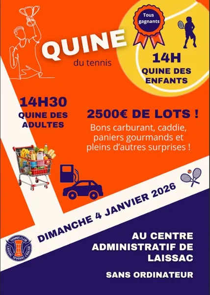 Quine du Tennis à Laissac