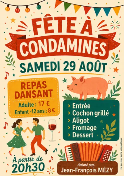 Fête du village de Condamines