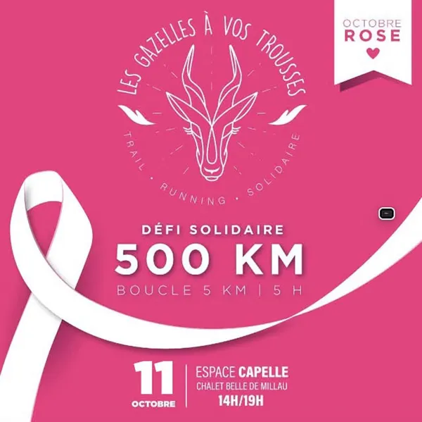 Octobre rose - Défi solidaire 500 km