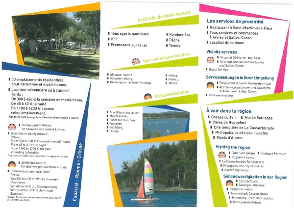 camping bellevue brochure