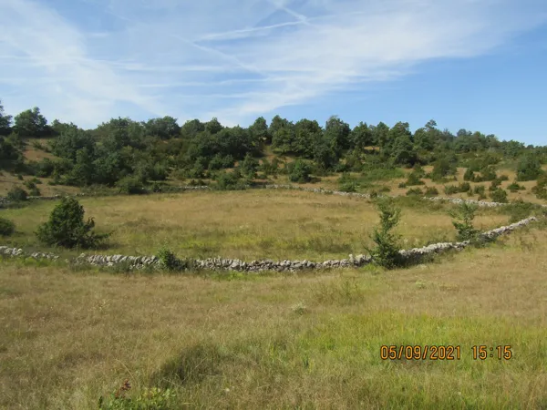 Gîte Les Volets Bleus Sur le Causse, la doline de Sermeillets, Edmond Vesy