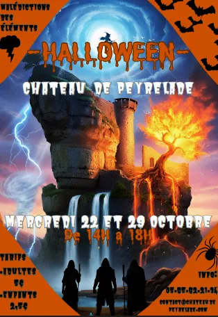 Halloween / Chasse au trésor au château de Peyrelade