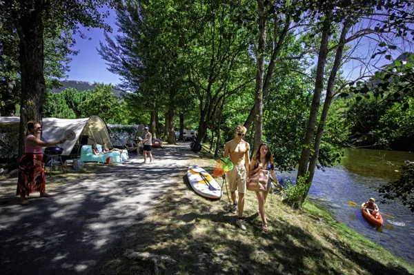 Nos emplacements bord de rivière