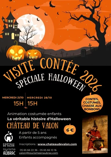 Château de Valon : visite contée spéciale Halloween