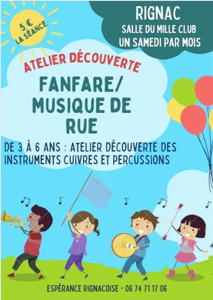 Ateliers découverte Fanfare / Musique de rue