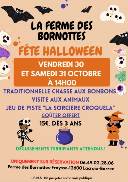 Halloween à la Ferme des Bornottes