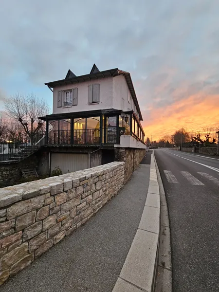 Hôtel Restaurant vu de la 