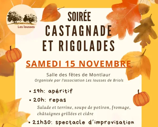 Soirée Castagnade et Rigolades
