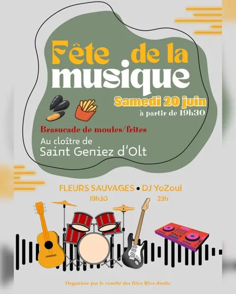 Fête de la musique à Saint Geniez d'Olt