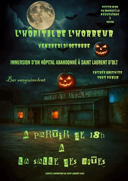 Halloween à Saint Laurent d'Olt : l'hôpital de l'horreur
