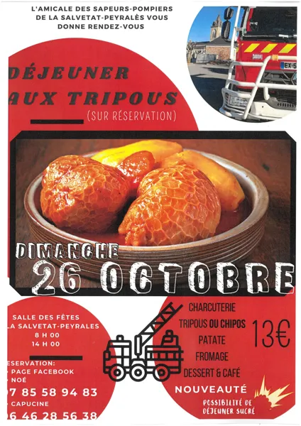 Déjeuner aux tripous
