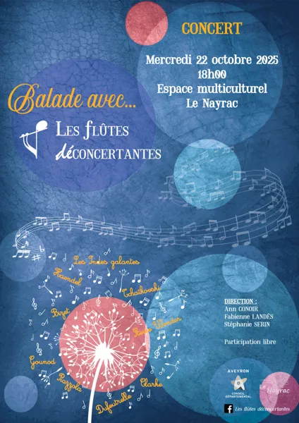 Concert Les flûtes déconcertantes