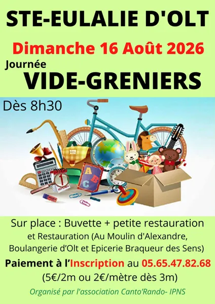 Vide-Greniers à Ste Eulalie d'Olt