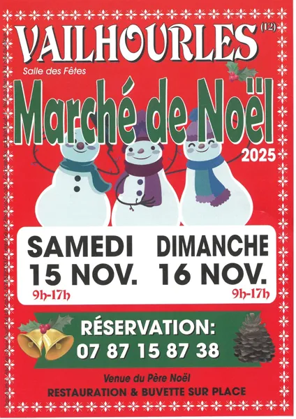 Marché de Noël à Vailhourles