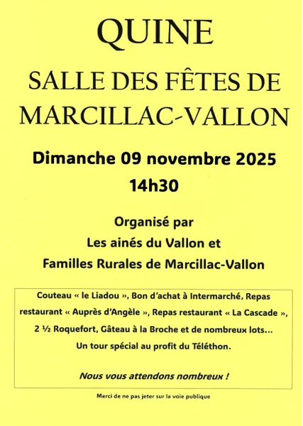 Quine Club des Ainés et Familles Rurales