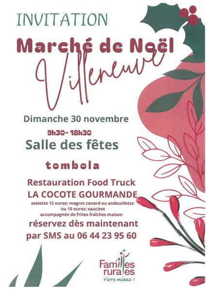 Marché de Noël à Villeneuve