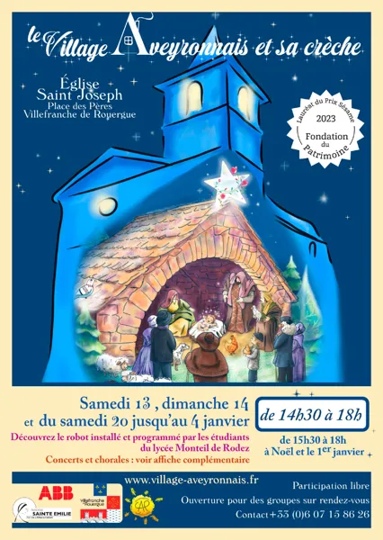 Noël en Bastide : Le Village Aveyronnais et sa crèche