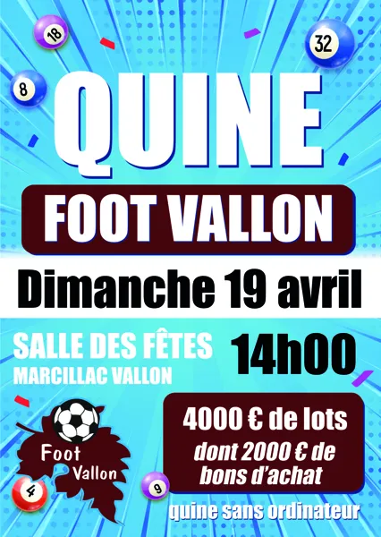 Quine de Foot Vallon
