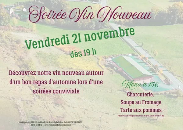 Soirée vin nouveau