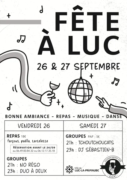 Fête à Luc