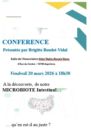 Conférence à Asprières : le microbiote intestinal