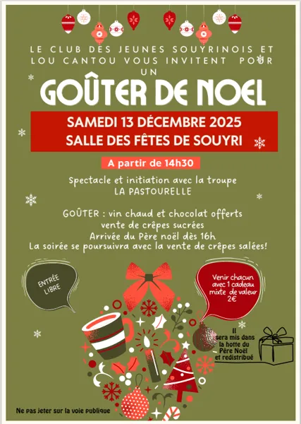 Goûter de Noël