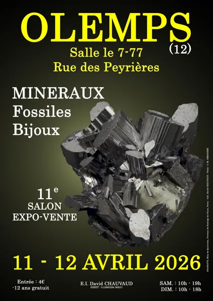 11e Salon des Minéraux Fossiles Bijoux
