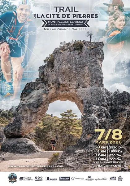 Trail de la Cité de Pierres à Montpellier-Le-Vieux