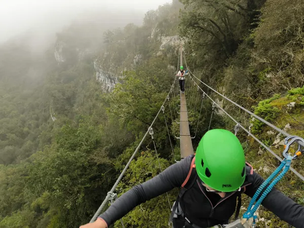 Via ferrata au Liauzu avec Nicolas Daniel