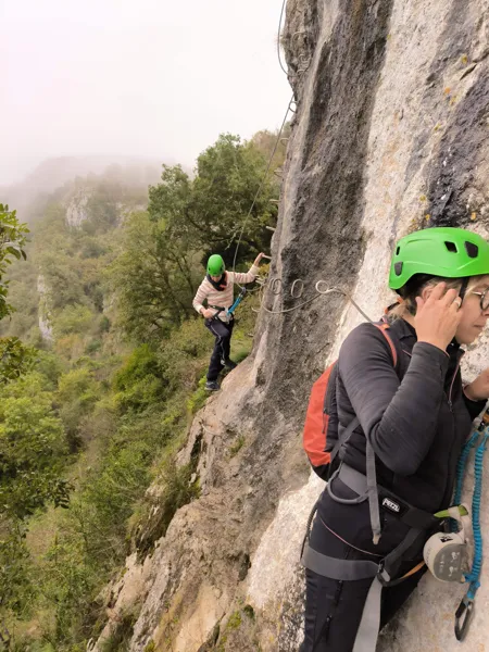 Via ferrata du Liauzu Vallée du Célé, Nicolas Daniel