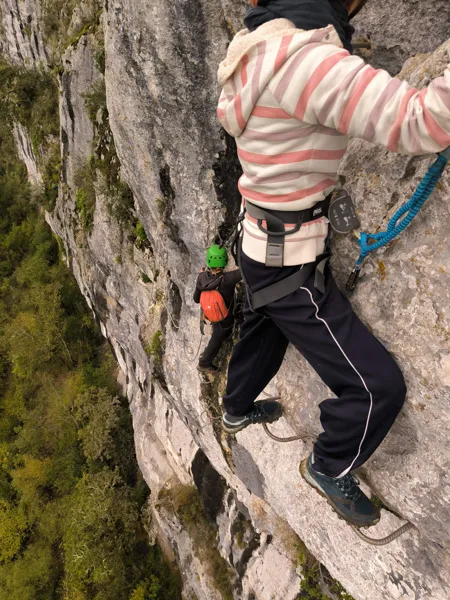 Via ferrata du Liauzu Vallée du Célé, Nicolas Daniel