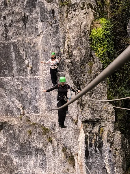 Via ferrata du Liauzu Vallée du Célé, Nicolas Daniel