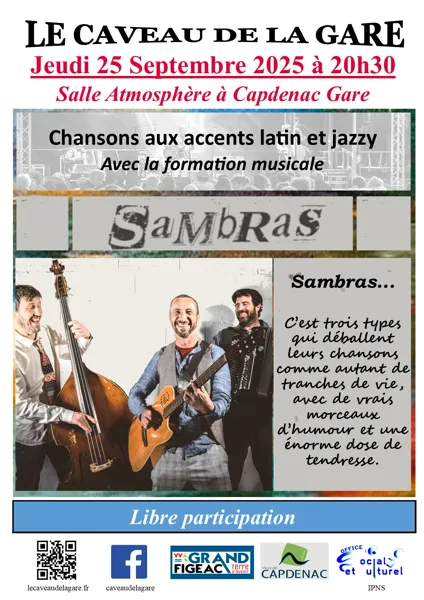Sambras, concert du Caveau de la Gare