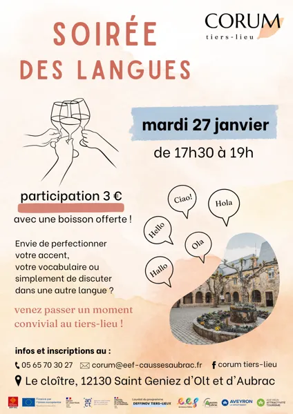 Soirée des langues au Corum