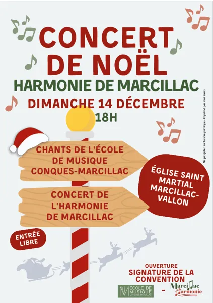 Concert de Noël-Harmonie de Marcillac