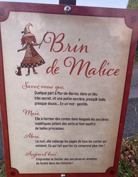 , Sentier de l'imaginaire de mur-de-Barrez