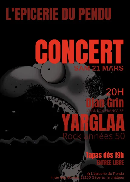 Concert de Djan Grin et Yarglaa