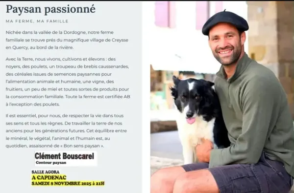 Soirée contes avec Clément Bouscarel à Capdenac-Gare