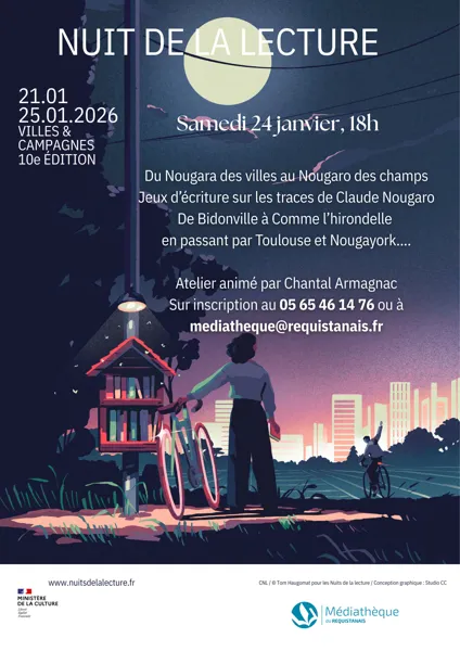 10ème édition des Nuits de la lecture sur le thème des patrimoines