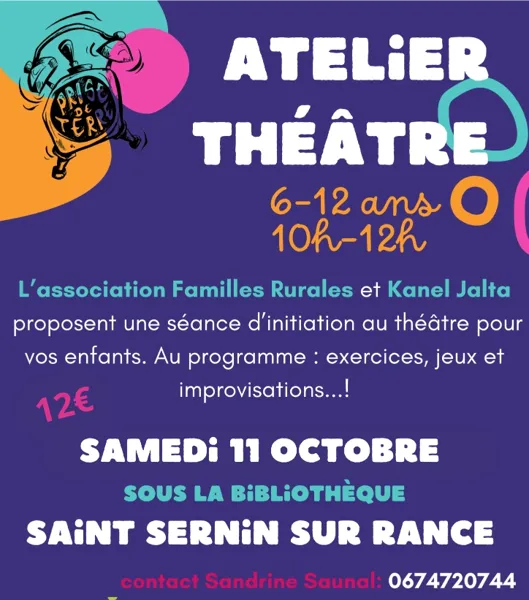 Atelier Théâtre enfants