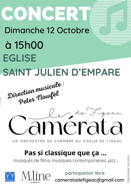 Concert Camérata à Saint-Julien-d'Empare