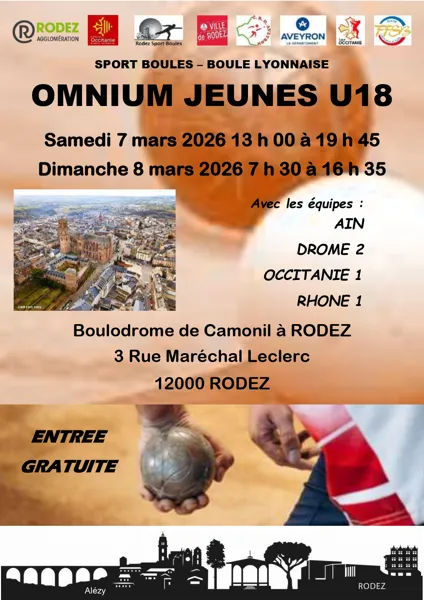 OMNIUM JEUNES U18 – SPORT BOULES