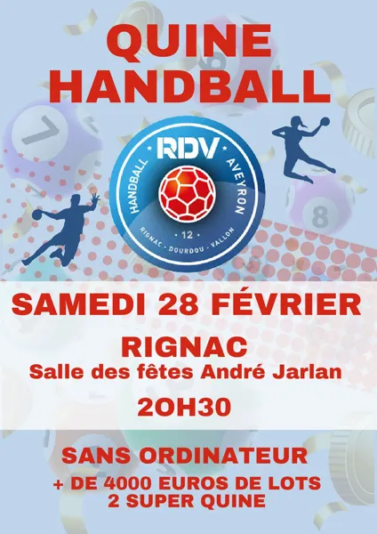 Quine RDV Aveyron Handball
