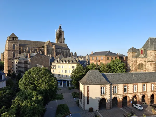 Vue depuis une chambre de l'hôtel, 