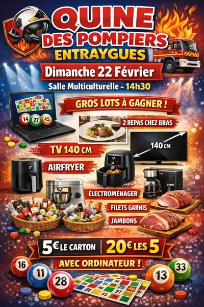 Loto-quine des Pompiers