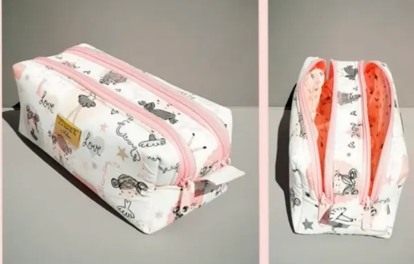 Atelier couture « Adulte » : Trousse double fermeture